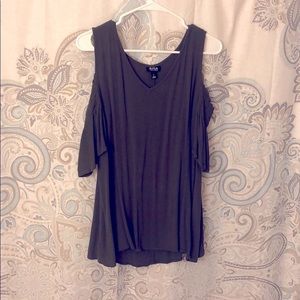 Peep Shoulder Peasant top